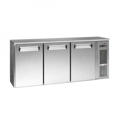 Arrière Bar Inox 3 Portes Gamko