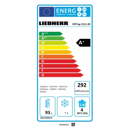 Armoire Réfrigérée Positive Encastrable Inox Classe Energie A 127L