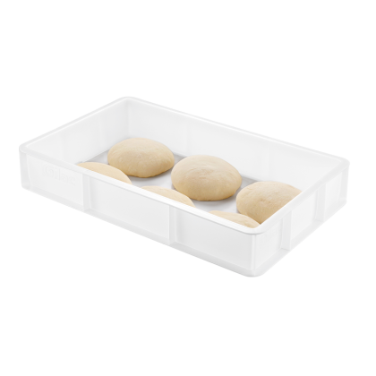 Pack de 10 Bacs à Pâtons Blanc 530x325x90 mm - GN1/1