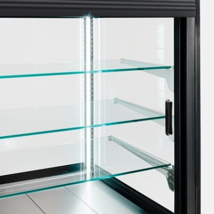 Vitrine Réfrigéré Service Noir - 286L