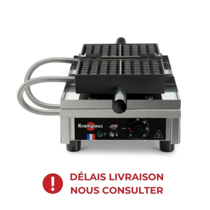 Gaufrier électrique ouverture 180° - basculement avant / arrière - 4 x 6 Liège