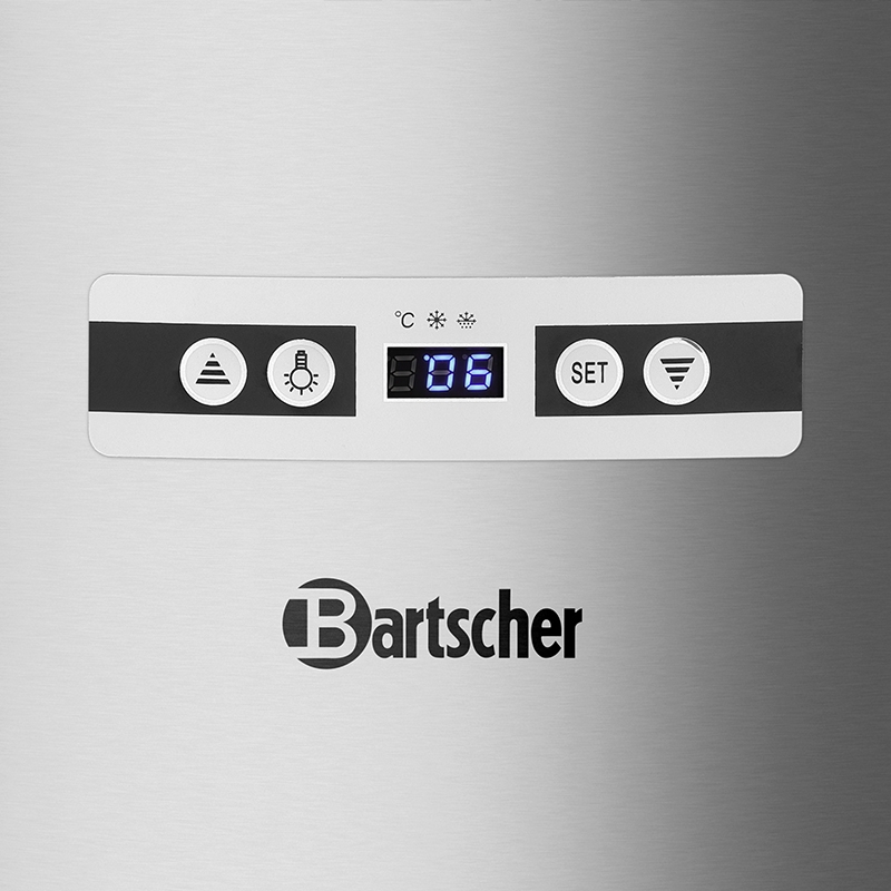 Bartscher refrigerated mini vitrine white 58 ltr 230 volts