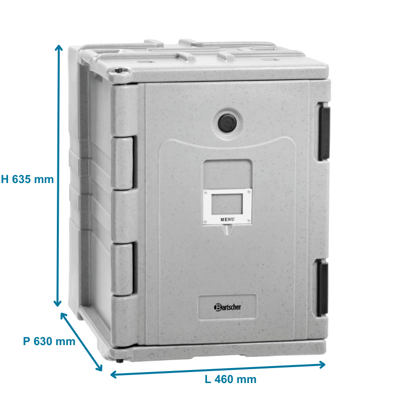 Boîte Isotherme GN1/1 – 61 Litres, EPP, -40°C à +120°C – Pour Transport Aliments Chauds/Froids