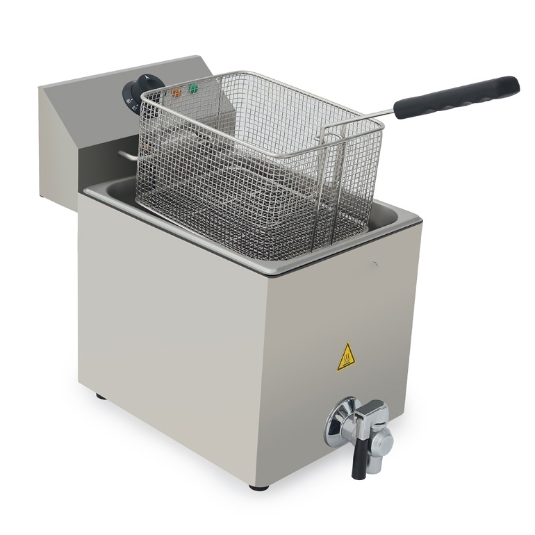 Friteuse professionnelle 15 litres, electrique, inox