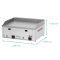 Plaque de cuisson 65x48 - Plateau Lisse - Gaz