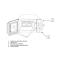 Four à micro-ondes 25L - Spécial cafétéria - 1100W
