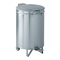 Poubelle inox cylindrique - 50L