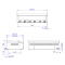 Plaque de cuisson 97x48 - Plateau Lisse - Electrique