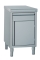 Meuble inox 1 porte battante + 1 tiroir