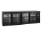 Arrière De Bar 4 Portes Vitrées - 630L - Classe C