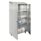 Armoire Inox 2 Portes Battantes 3 Étageres