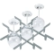 Séparateur 7x7 - 49 Verres Diamètre 62mm