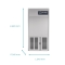 Machine à Glaçons Creux 23kgs/jours 220W
