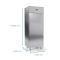 Armoire négative compacte GN2/1, cuve inox - 700L