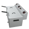 Friteuse électrique double à poser, 2x11 L - 400V/3N