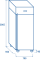 Armoire de Conservation de Crème Glacé 650L - 1000W