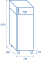 Armoire Pâtisserie Négative 800L Euronorme