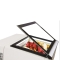 Vitrine à Glace de Comptoir Blanche - 78L