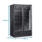 Armoire à boissons ventilée noire - 1200 L 
