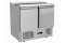 Saladette 2 Portes GN1/1 - Couvercle Inox