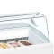Congélateur de Crème Glacée Vitrine Plate, 6 Bacs