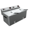 Friteuse électrique double à poser, 2x11 L - 400V/3N