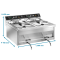 Friteuse électrique à poser triphasée - 2x12 L