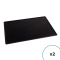 Lot de 2 - Plaques Pâtissières Tôle Bleuie Bords Pincés 15/10ème