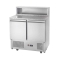 Saladette compact GN1/1 - 2 portes - Top Granit