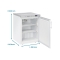 Mini Armoire réfrigérée Négative 200L Blanche Classe A