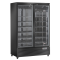 Armoire à boissons noire 2 portes, 1081 L - Classe B
