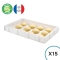 Pack 15 Bacs à Pâtons Blanc 600x400 mm - 15L