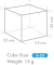Machine à Glaçons Cube 63 Kg/J - Stockage 26 Kg