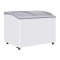Congélateur coffre 400 L - Portes vitrées coulissantes