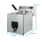 Friteuse triphasée à poser, 10L - 20 kg/h 