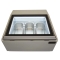 Vitrine à Glace de Comptoir Blanche - 78L