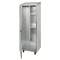 Armoire Inox 1 Porte Battante 3 Étageres avec Séparation