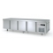 Meuble soubassement positif, GN1/1,  4 portes - 359L