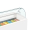 Congélateur de Crème Glacée Vitrine Bombée, 7 Bacs